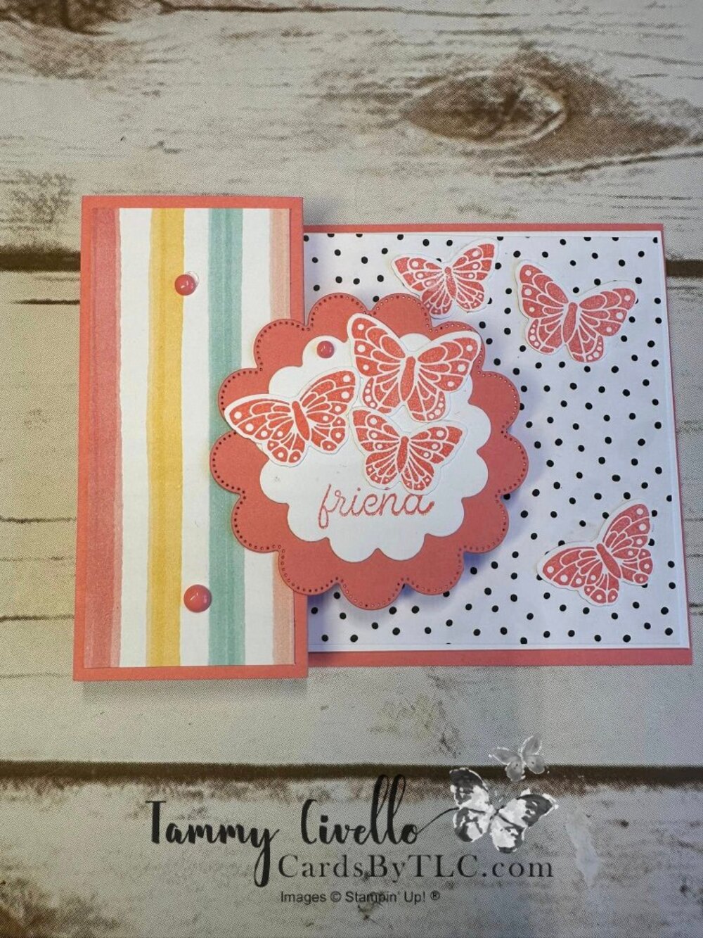 Thinking of You Card - Hand Crafted By Me